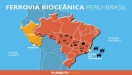 Brasil e Peru trabalham para construir ferrovia biocenica